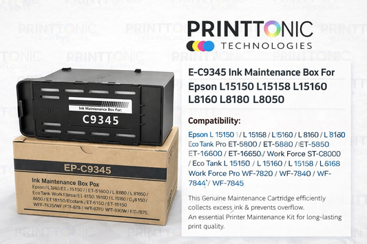E-C9345 Ink Maintenance Box For EcoTank Epson L15150 L15158 L15160 L8160 L8180 L8050 Printer