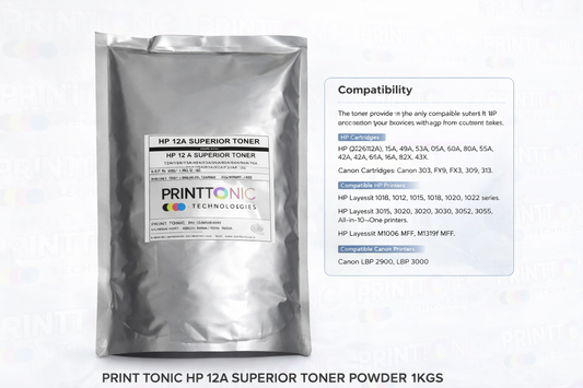 PRINT TONIC HP 12A SUPERIOR TONER POWDER 1KGS