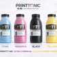 PRINT TONIC ULTRA CHEMICAL COLOUR TONER POWDER BLACK +TRI COLOR  (1 SET)