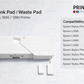 Waste Ink Pad / Porous Pad / Maintenance Sponge For Epson L1800 Printer