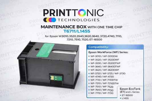 T6711 L1455 Ink Maintenance Box For Epson EPSON WF7711 7210 7721 7725 PXMB3 Printer