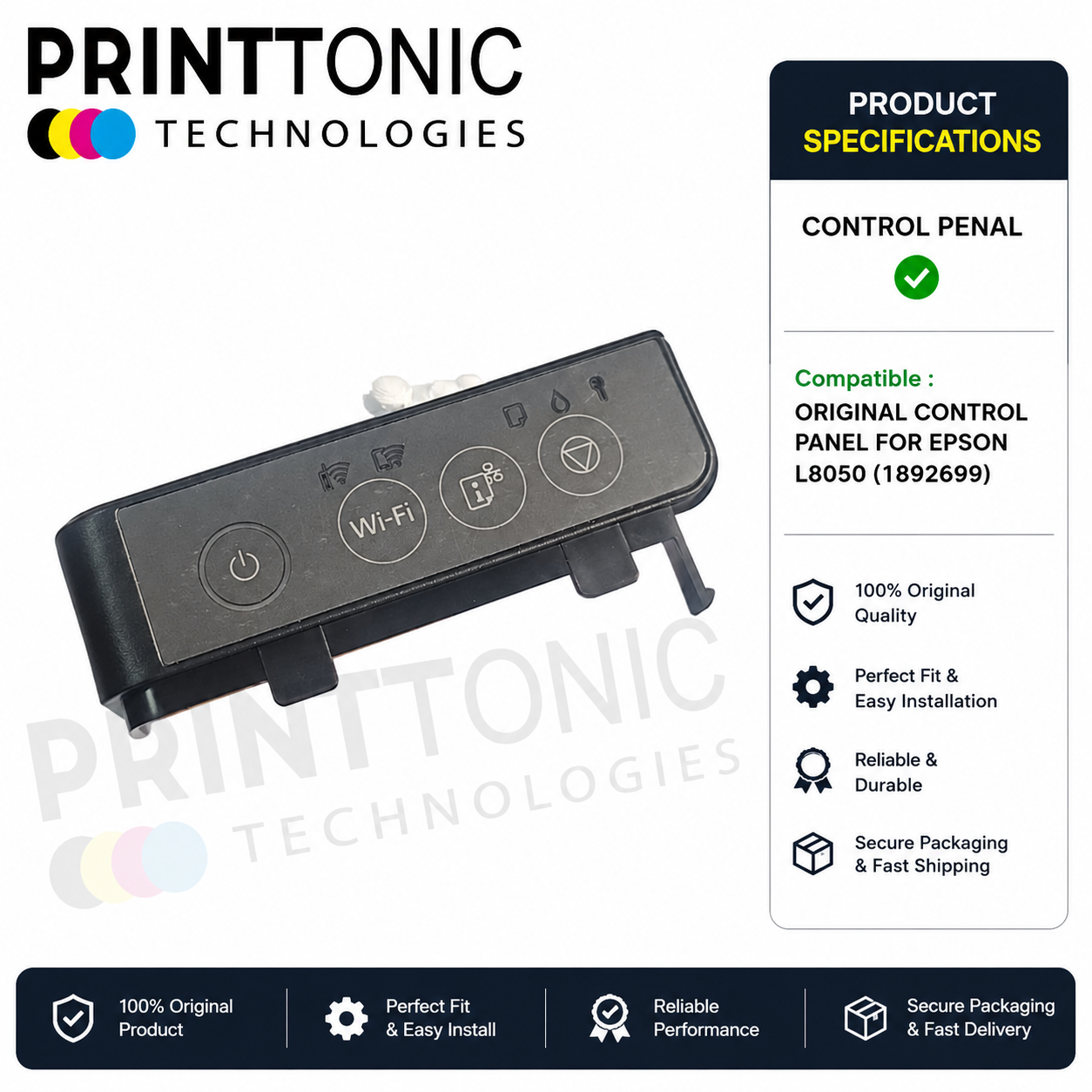 ORIGINAL CONTROL PANEL FOR EPSON L8050 (1892699)