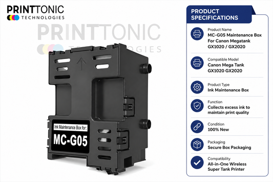 MC-G05 Maintenance Box For Canon Megatank GX1020 / GX2020 Printer
