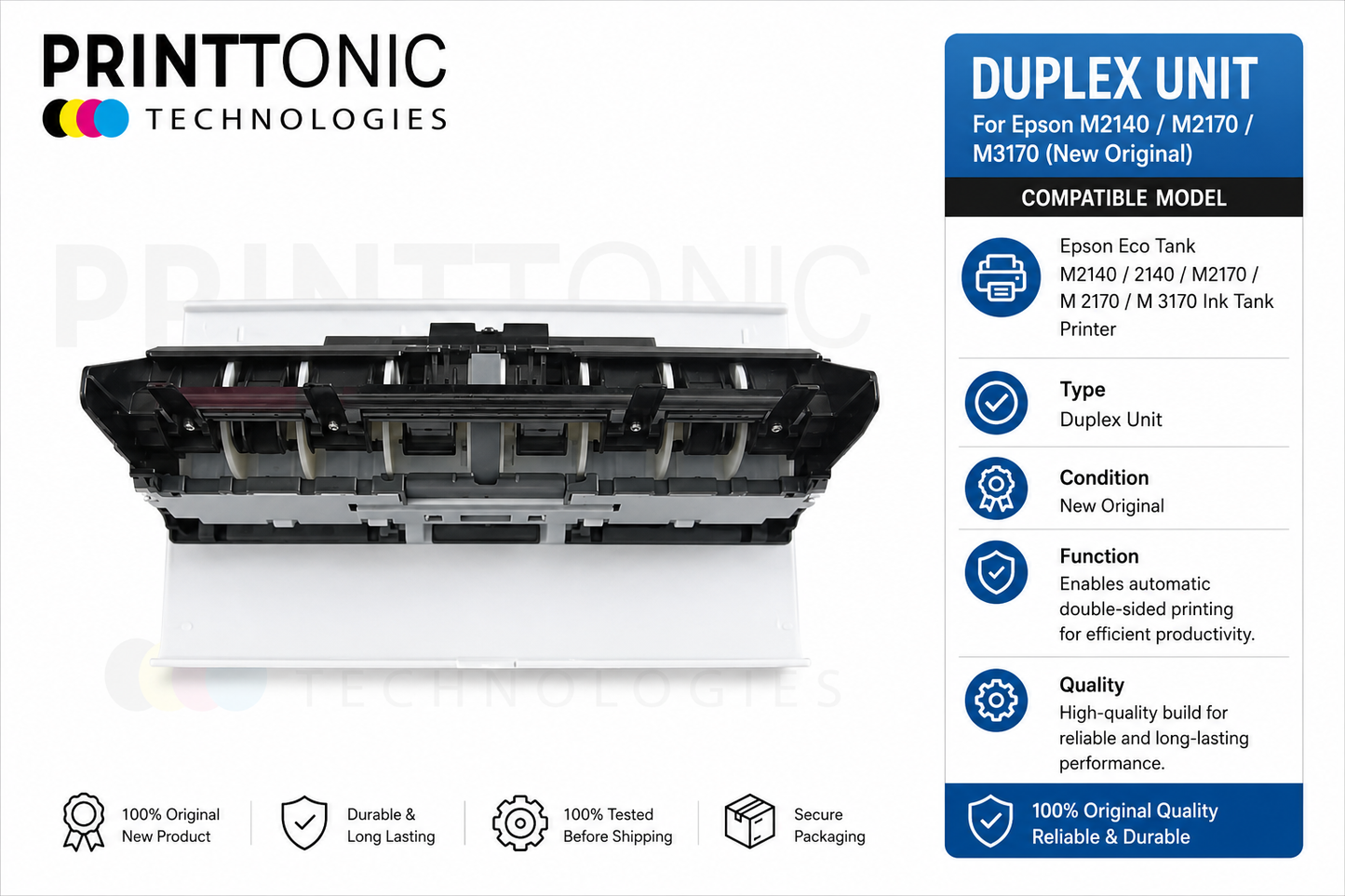 Duplex Unit For Epson M2140 / M2170 / M3170 (New Original)