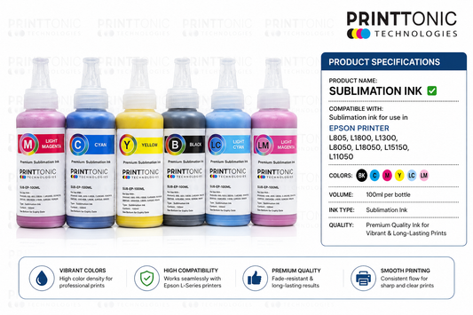 SUBLIMATION FOR USE L805 L1800 L1300 L8050 L18050 L15150 L11050 PRINTER