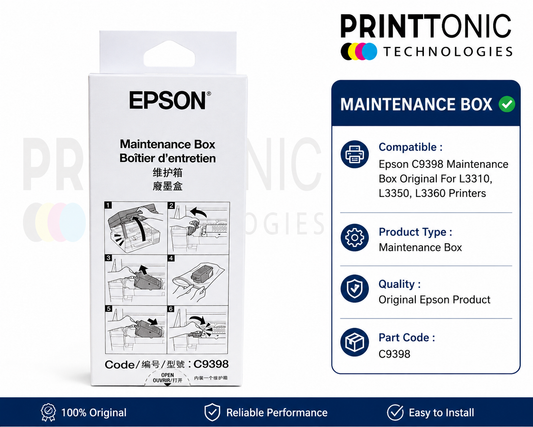 Epson C9398 Maintenance Box Original For L3310, L3350, L3360 Printers