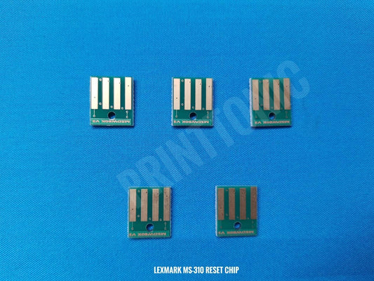 PRINT TONIC LEXMARK MS310  RESET CHIP (5 PCS)