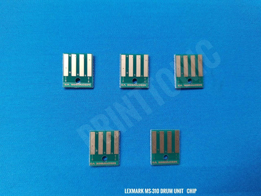 PRINT TONIC LEXMARK MS 310 DRUM UNIT  RESET CHIP (5 PCS)