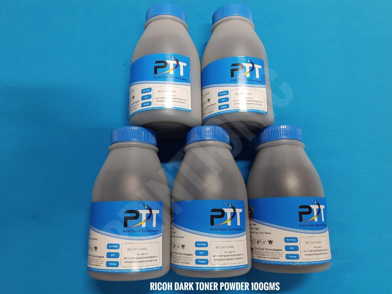 PRINT TONIC RICOH DARK TONER POWDER 100GMS (5 BOTTEL)