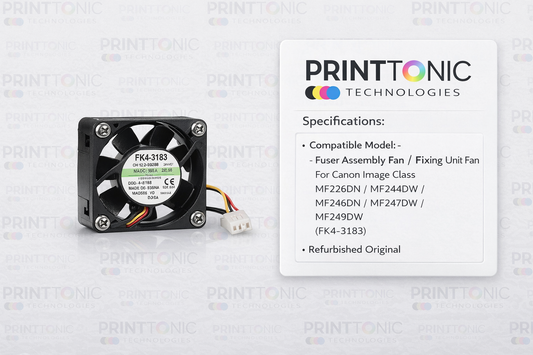 Fuser Assembly Fan / Fixing Unit Fan For Canon Image Class MF226DN / MF 244DW / MF246DN / MF247DW / MF249DW (FK4-3183) Refurbished Original