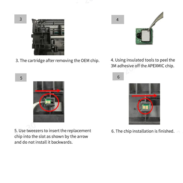 CARTRIDGE CHIP COMPATIBLE WITH (215A) W2310A W2311A W2312A W2313A (SET)