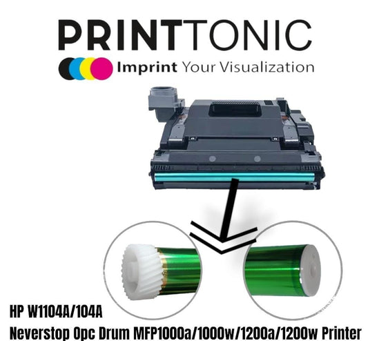 PRINT TONIC 104A / W1104A DARK GREEN OPC DRUM ONLY HP MFP-1000a/1000w/1200a/1200w