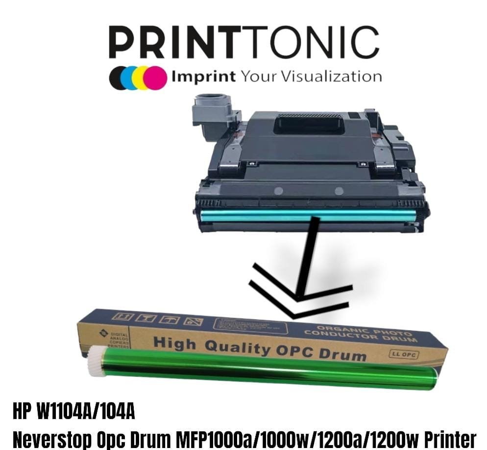 PRINT TONIC 104A / W1104A DARK GREEN OPC DRUM ONLY HP MFP-1000a/1000w/1200a/1200w