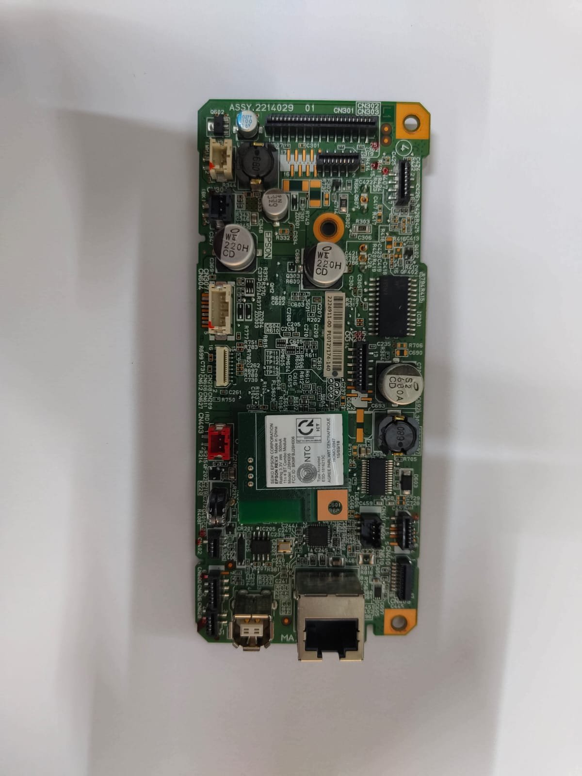 FORMATTER BOARD FOR EPSON ECOTANK L6490 PRINTER (2218171 2224911)
