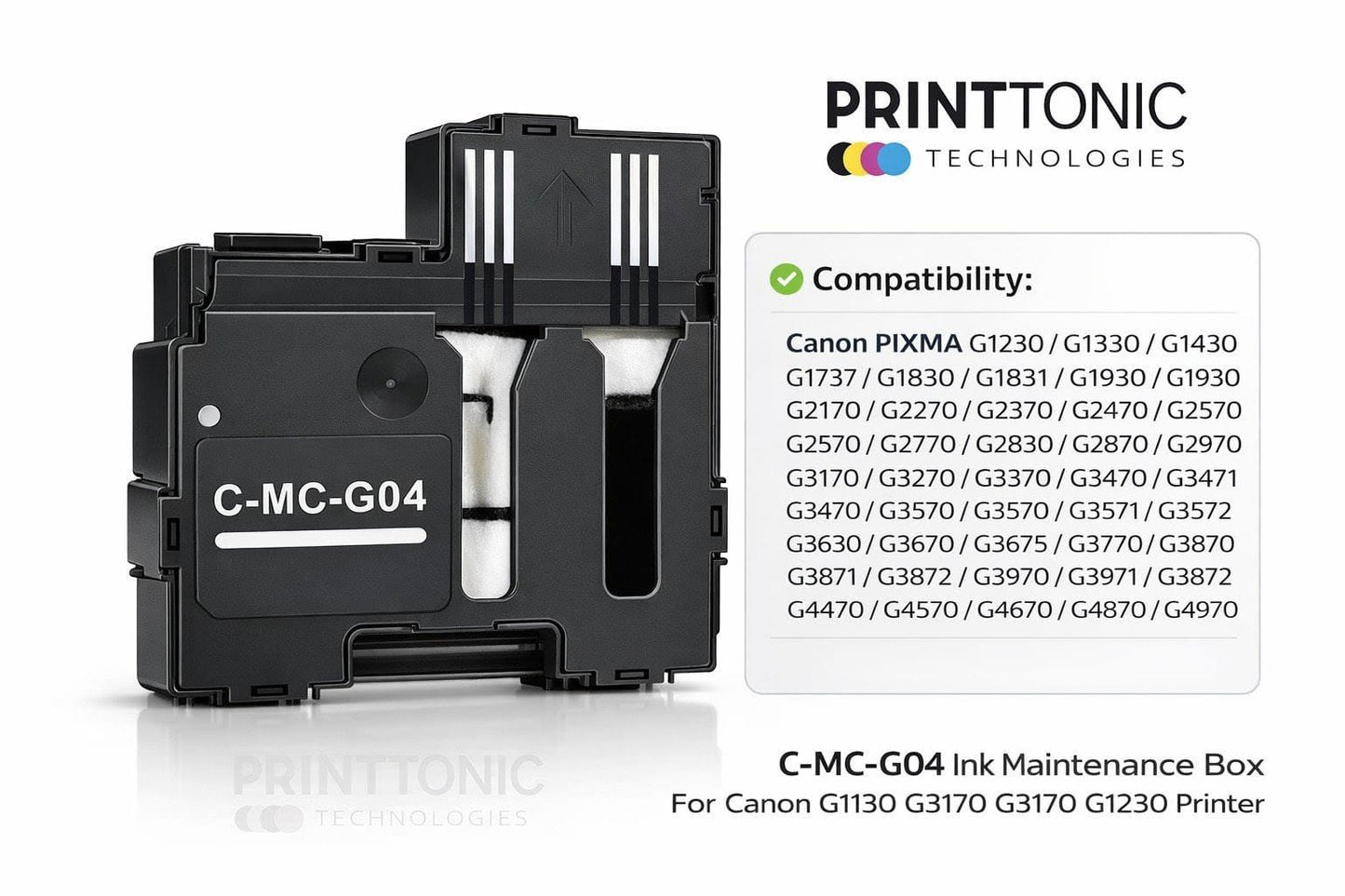 C-MC-G04 Ink Maintenance Box For Canon G1130 G2170 G3170 G1230 Printer