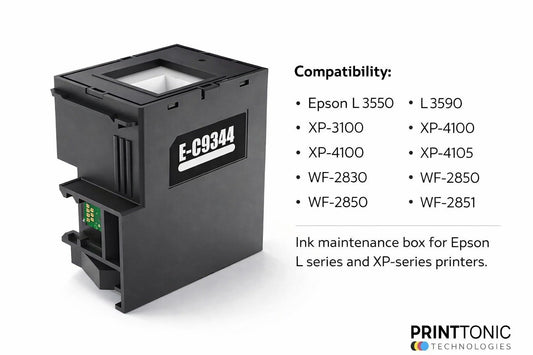 E-C9344 Ink Maintenance Box For EPSON L3550 L 3560 L5590XP-3100 XP-4100 XP-4105 WF-2830 WF-2850 WF-2851 Printer