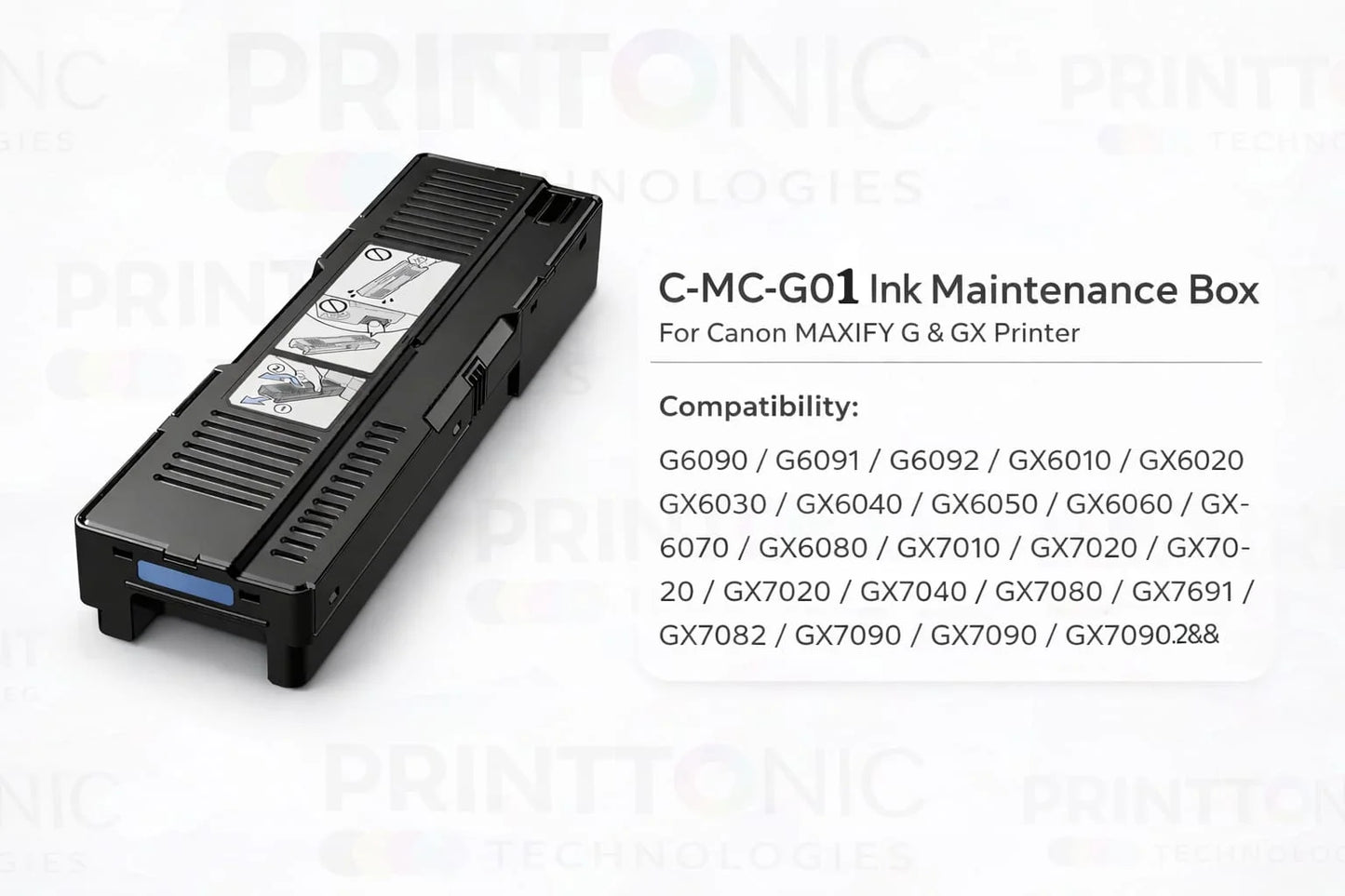 Ink Maintenance Box MC-G01 For Canon MAXIFY GX6020 GX7020 Printer
