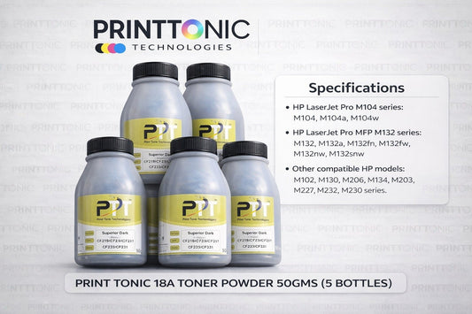 PRINT TONIC 18A TONER POWDER 75GMS (5 BOTTEL)