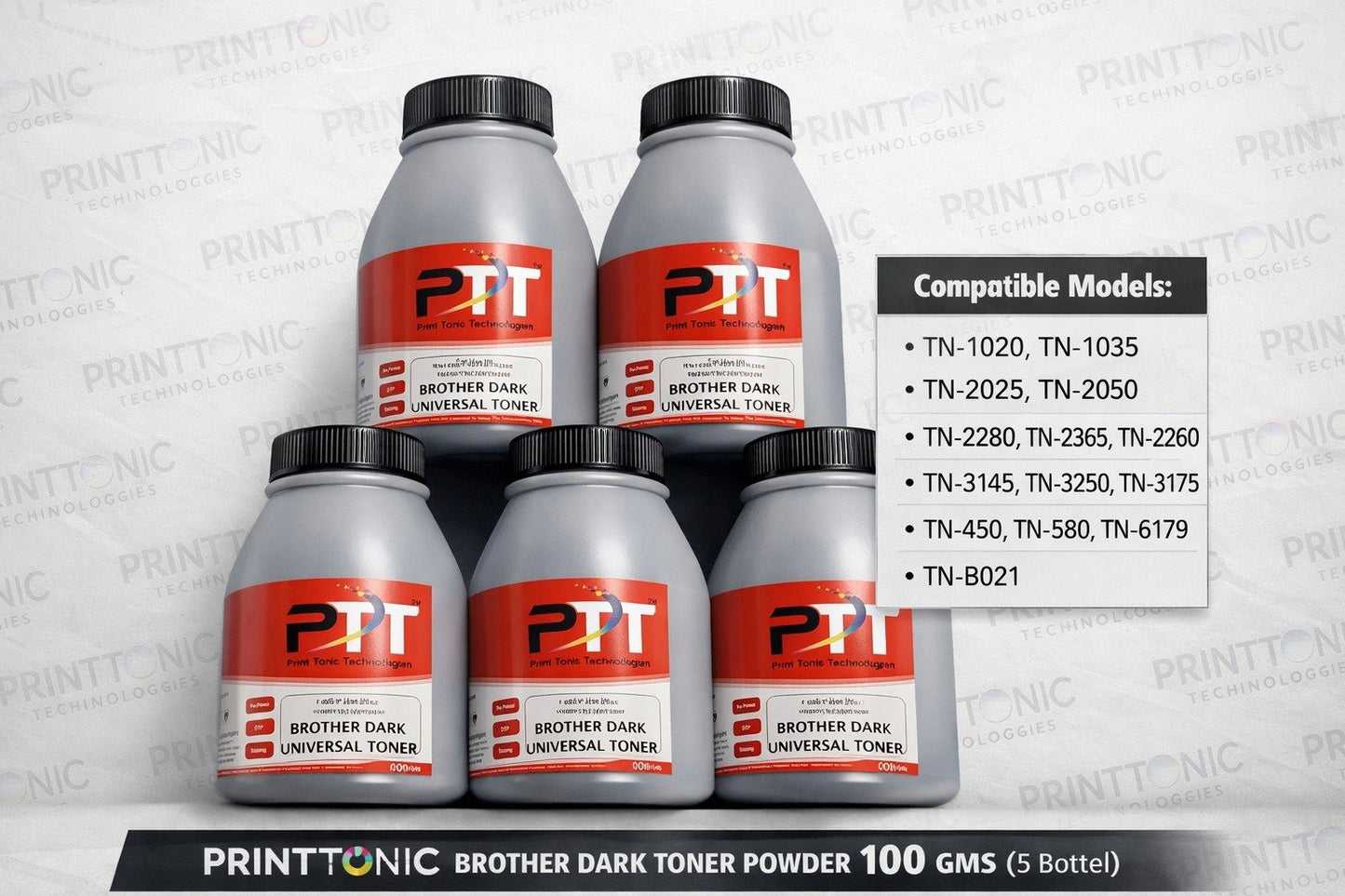 PRINT TONIC BROTHER DARK TONER POWDER 75 GMS (5 BOTTEL)