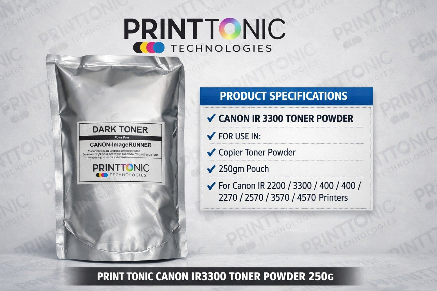 PRINT TONIC CANON IR3300  TONER POWDER 1KGS