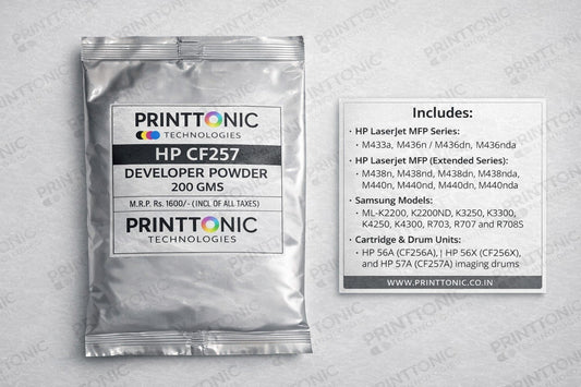 PRINT TONIC HP CF257 DEVELOPER POWDER 200 GMS