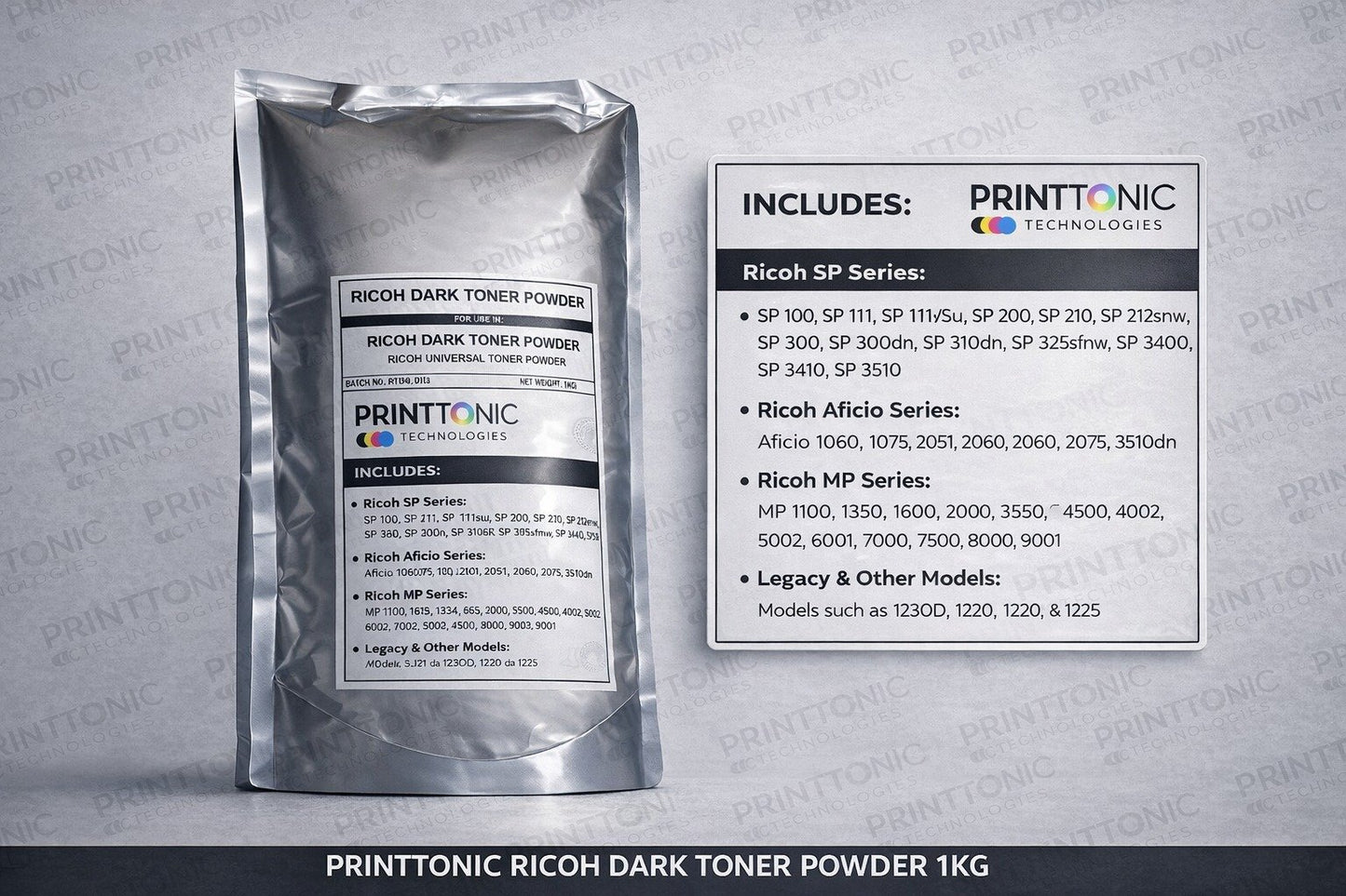 PRINT TONIC RICOH DARK TONER POWDER 1KGS