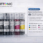 011 & 012 Original Ink Compatible with Epson 011 & 012 Printer (Photo Black, Black, Cyan, Yellow, Magenta, Grey Color Ink Bottle)