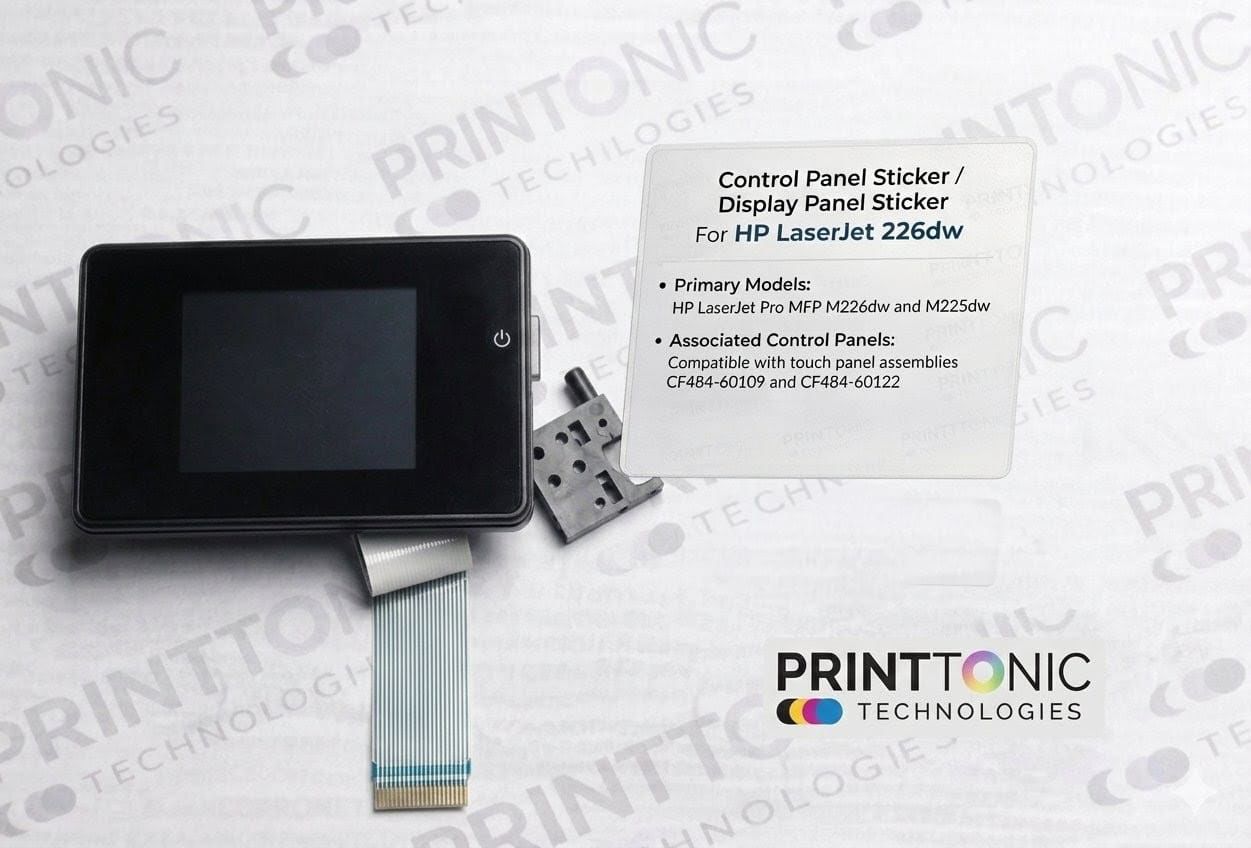 Control Panel Sticker / Display Panel Sticker For HP LaserJet 226dw