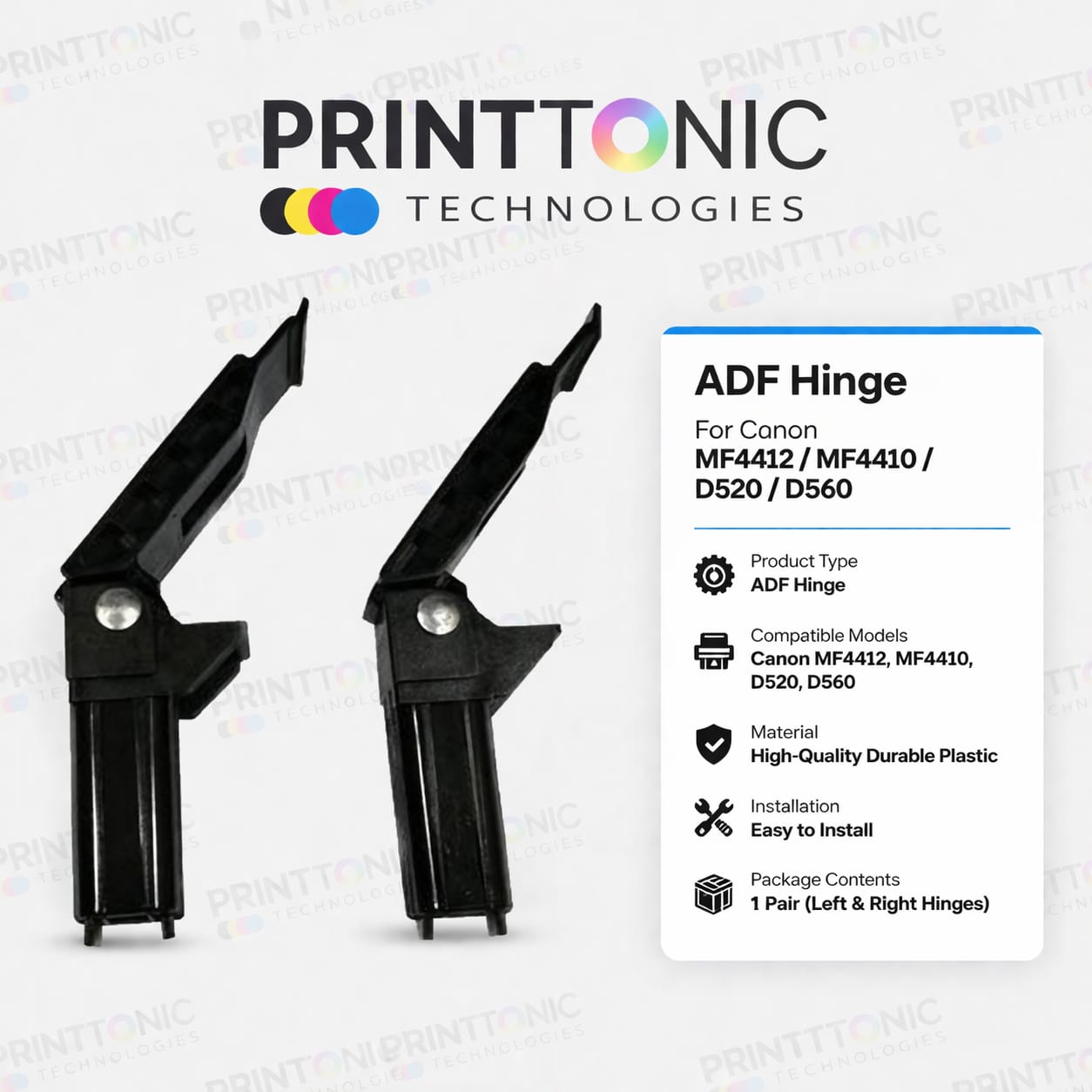 ADF Hinge For Canon MF4412 / MF4410 / D520 / D560