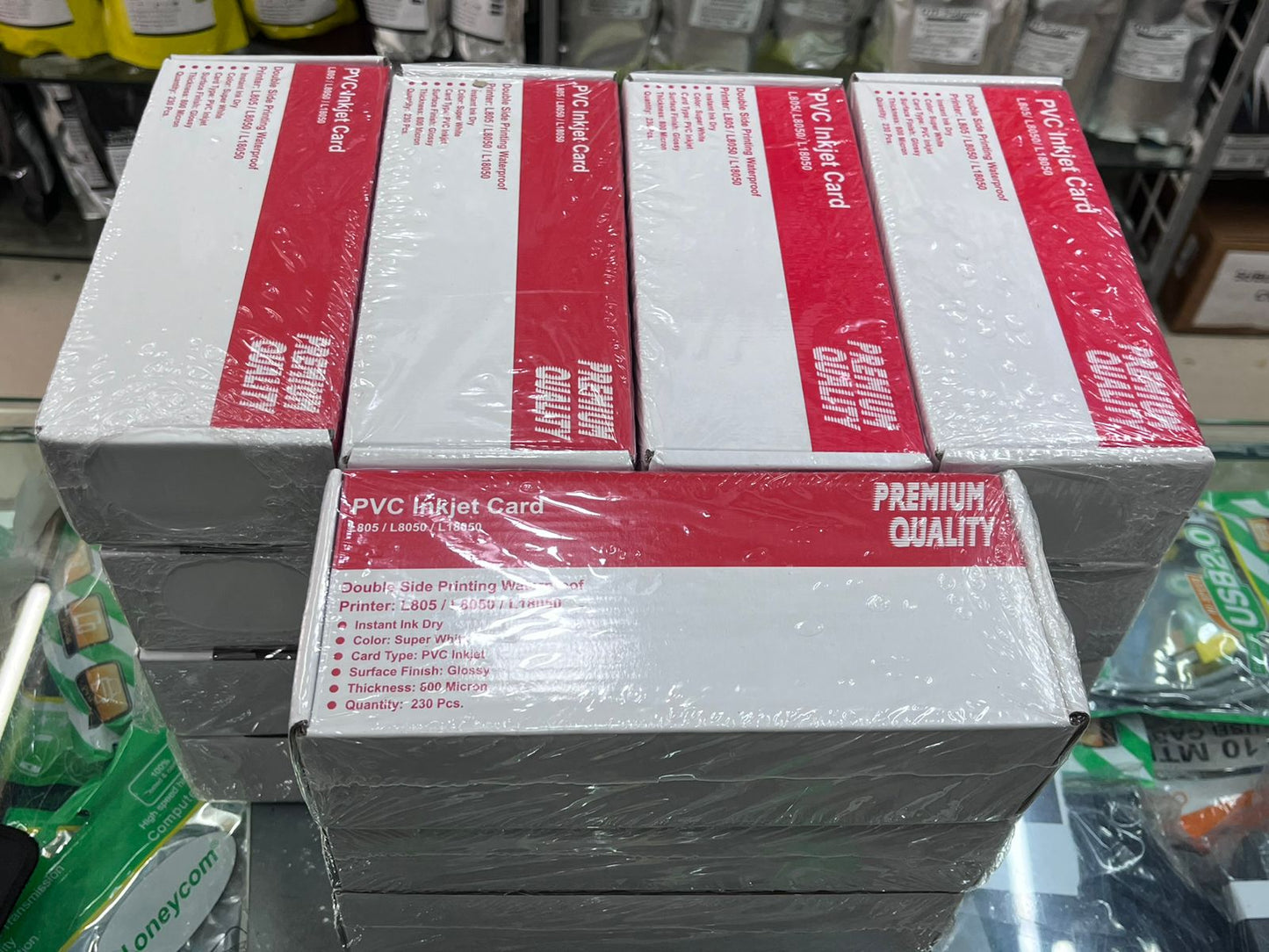 EPSON INKJET PVC ID CARD 230 PCS (RED BOX PEKING)