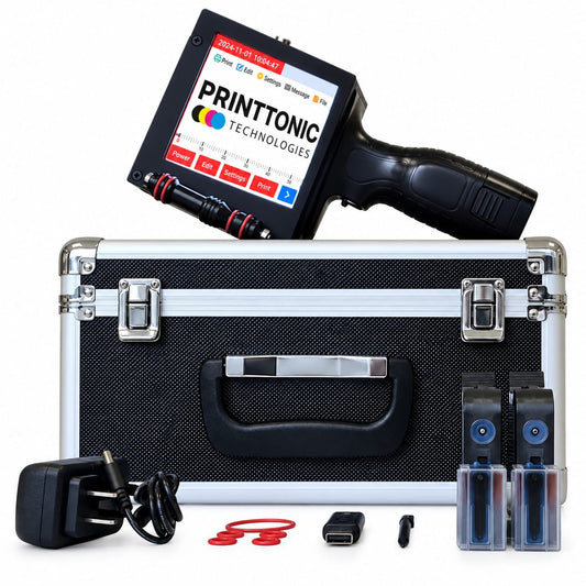 12.7MM Half Inch Smart METAL BODY  Handheld Portable Carton Batch Coding Machine WITH CARTRIDGE