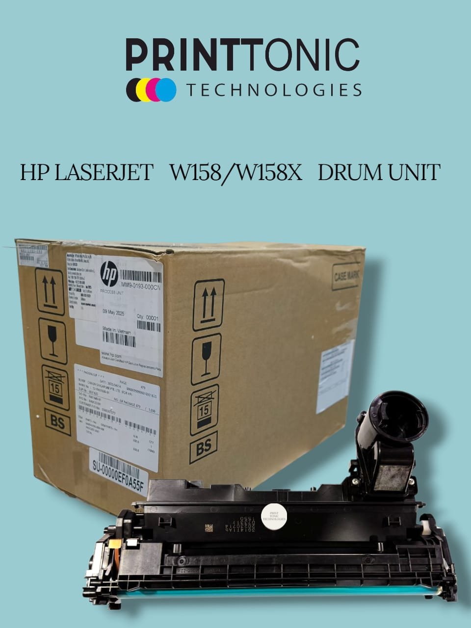 158 Drum Unit For HP Laserjet Tank 1020w / 1005 / 1005w / 2606dn / 2606sdw (MM9-0193-000) New Original